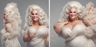 Divine in realistic Christmas style