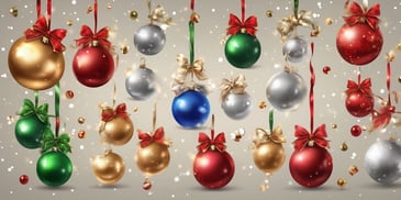 Jingle bells in realistic Christmas style