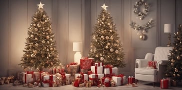 Memories in realistic Christmas style