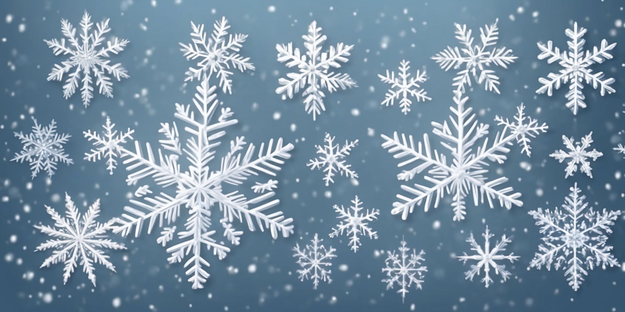 Snowflake in realistic Christmas style