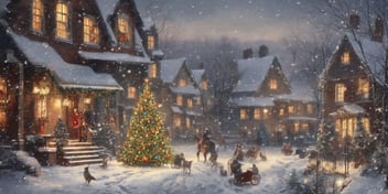 Ballads in realistic Christmas style