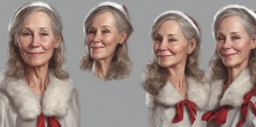 Carol in realistic Christmas style