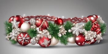 Bracelet in realistic Christmas style