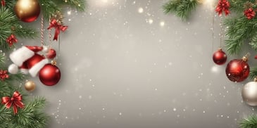 Wallpaper in realistic Christmas style