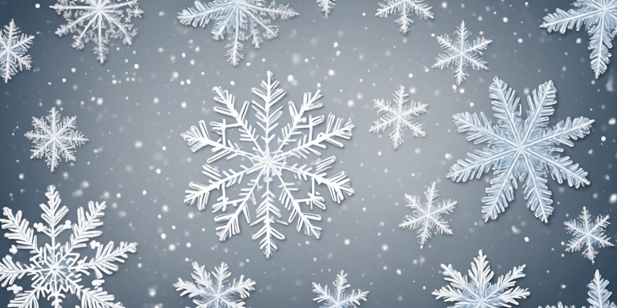 Snowflake in realistic Christmas style