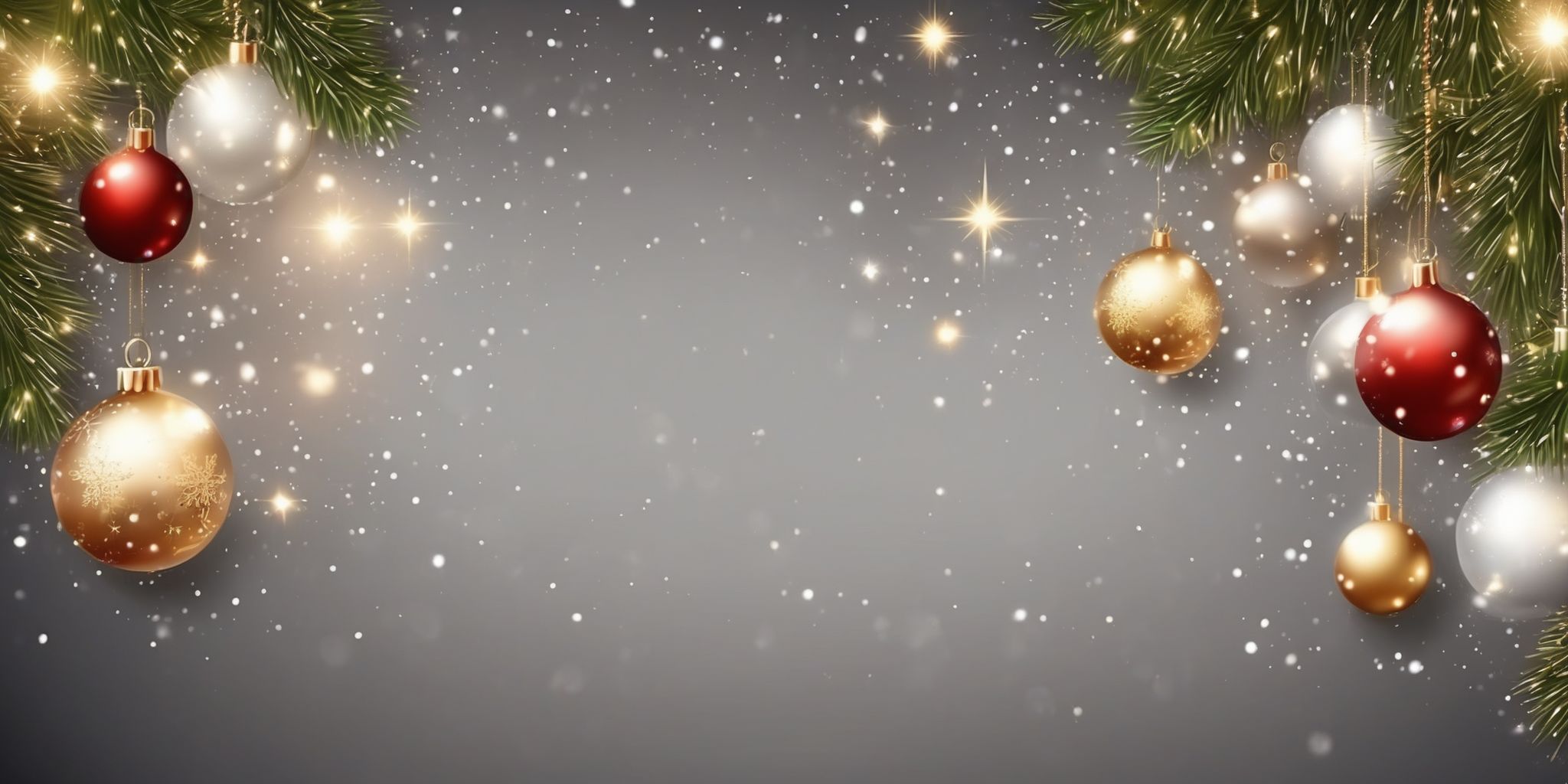 Twinkle in realistic Christmas style