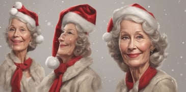 Classic carol in realistic Christmas style