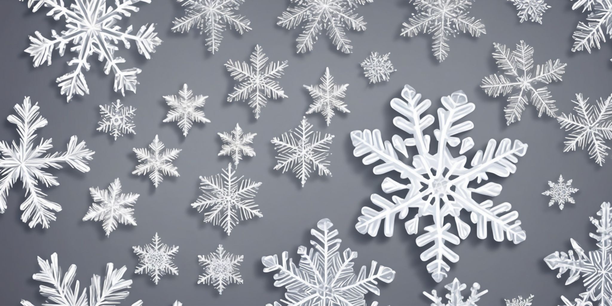 Snowflake in realistic Christmas style