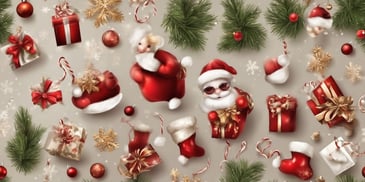 Holiday ideas in realistic Christmas style