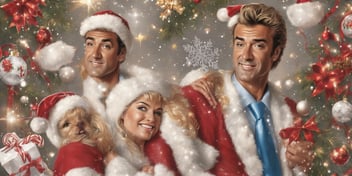 Wham in realistic Christmas style