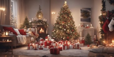 Vibe in realistic Christmas style