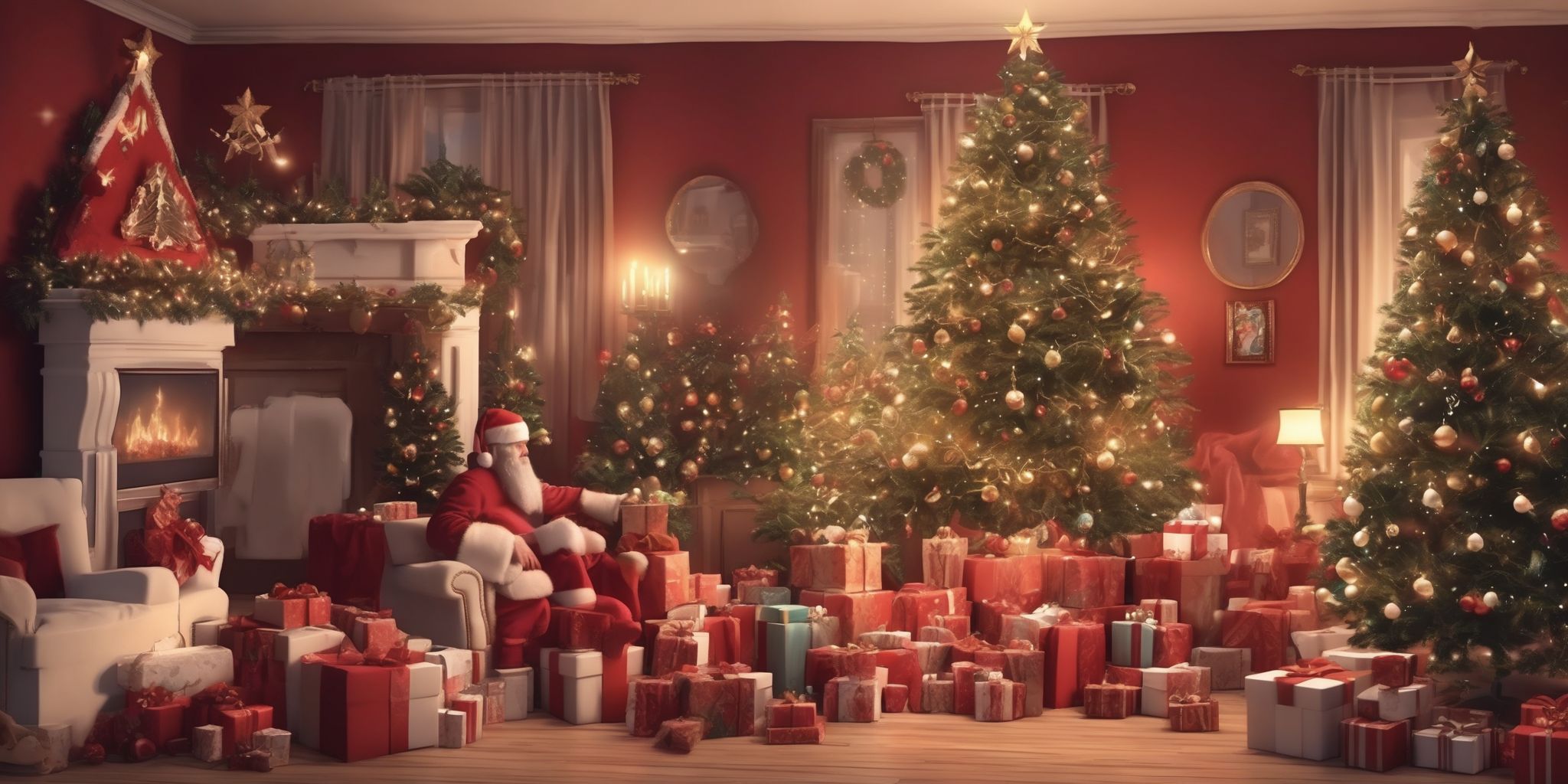 Carols in realistic Christmas style