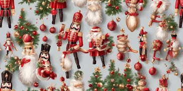 Nutcracker in realistic Christmas style