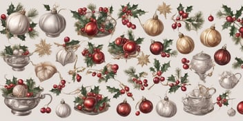 Heirlooms in realistic Christmas style