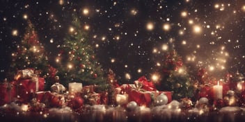 Wishes: dreams, desires in realistic Christmas style
