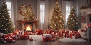 Surprises in realistic Christmas style