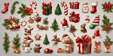 Varieties in realistic Christmas style
