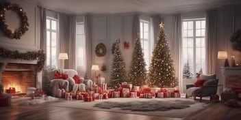 Story in realistic Christmas style
