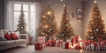 Memories in realistic Christmas style