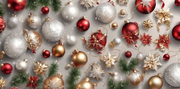Wallpaper in realistic Christmas style